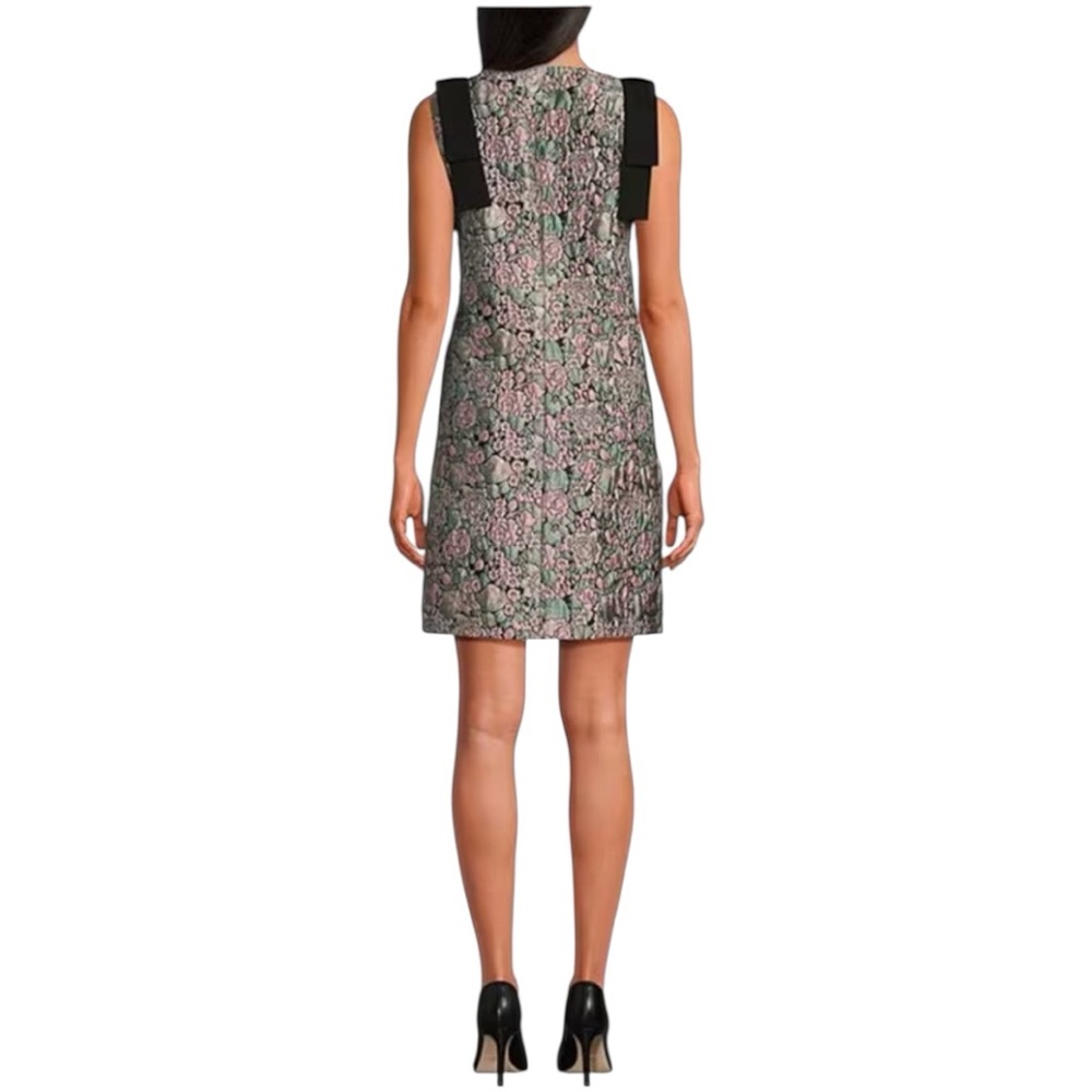 Abbey Glass Michelle Floral Jacquard Sleeveless Dress In Bursting Bloom Size XL - Picture 2 of 12